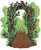 clipart garden path - photo #16