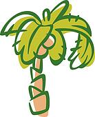 coconut trees animated