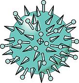 Stock Illustration of HIV, retrovirus (RNA virus). sa202048 - Search