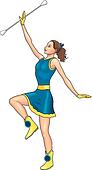 Majorette Clipart