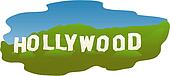 Clip Art of Hollywood sign u15394787 - Search Clipart, Illustration
