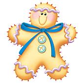 Clip Art of Gingerbread man u27332227 - Search Clipart, Illustration