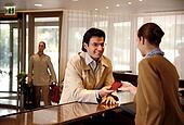 hotel reception clipart